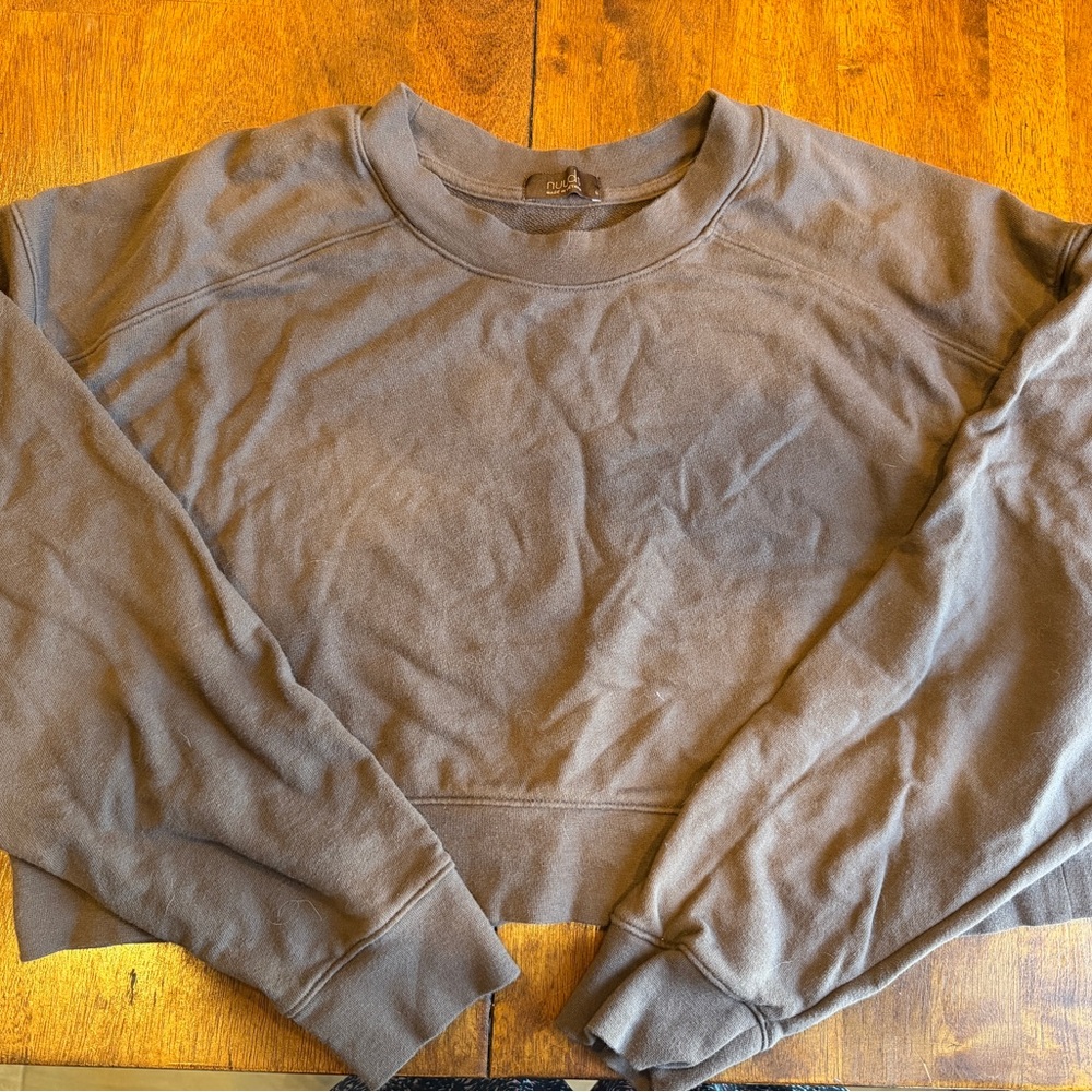 Nuuds Coffee Cropped Sweatshirt